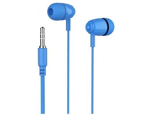 Наушники вкладыши PERFEO ALTO ГОЛУБЫЕ